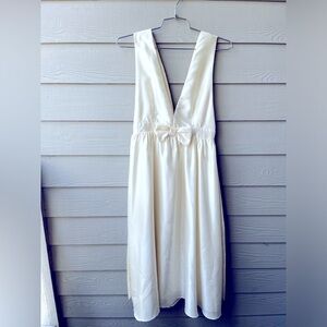 Ivory casual wedding/elopement dress